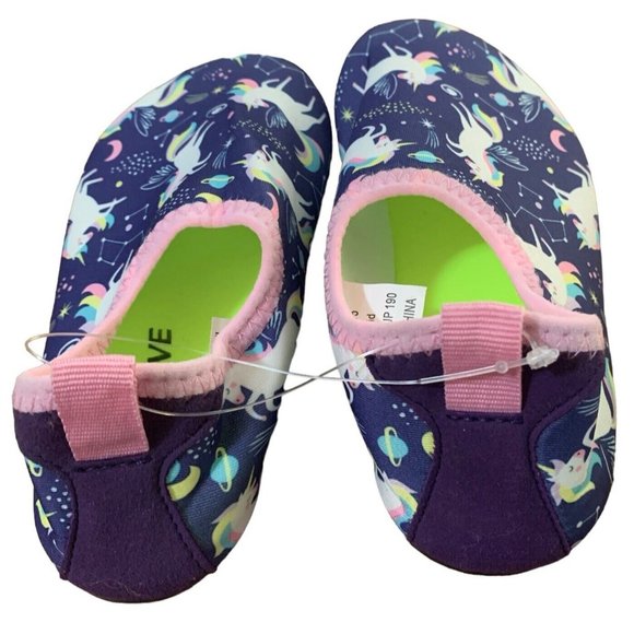 Hiitave Swim Shoes Toddler Size 11/11.5 Multicolor With Unicorn NWOT - Picture 2 of 4
